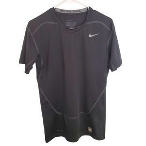 Nike Pro Combat Dri-Fit Women's XLarge Black Athletic Shirt Lightweight Fitted